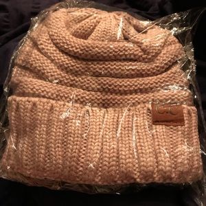 CC Beanie - Hat - Caramel, Mocha Color Brand New